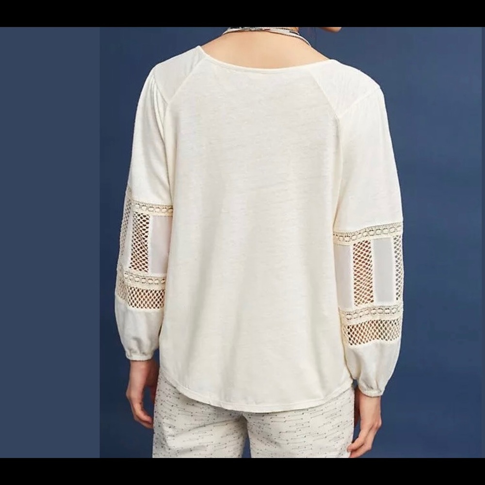 Anthropologie Guest Editor Peasant Top - image 7